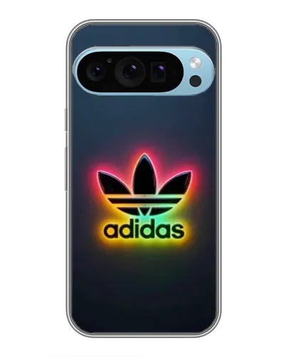 Чехол для Google Pixel 9 Pro с картинкой «Неоновый Adidas»