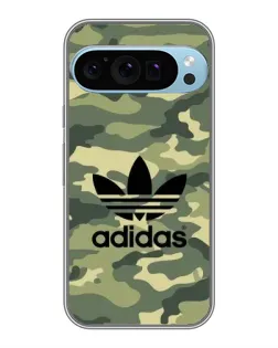 Чехол для Google Pixel 9 Pro с картинкой «Милитари стиль Adidas»