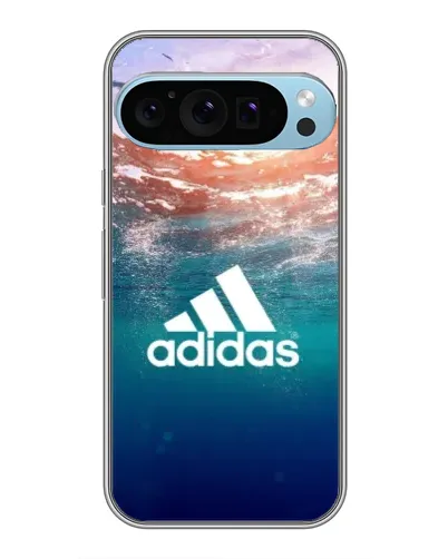 Чехол для Google Pixel 9 Pro с картинкой «Океанская глубина адидас»