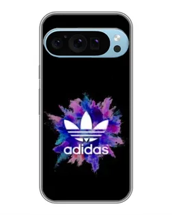 Чехол для Google Pixel 9 Pro с картинкой «Взрыв красок Adidas»