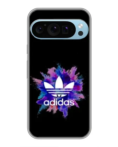 Чехол для Google Pixel 9 Pro с картинкой «Взрыв красок Adidas»