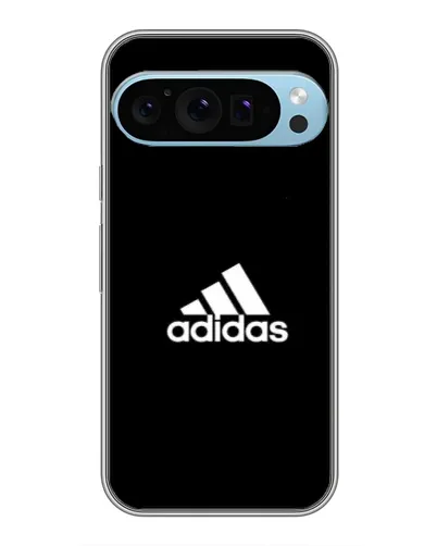 Чехол для Google Pixel 9 Pro с картинкой «Черная классика Adidas»