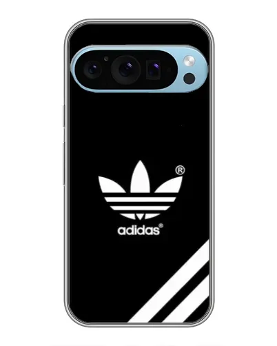 Чехол для Google Pixel 9 Pro с картинкой «Adidas с диагональными полосами»