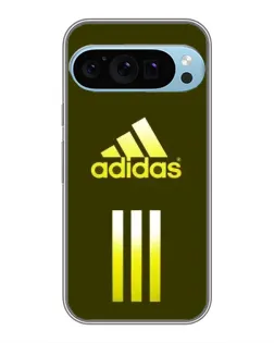 Чехол для Google Pixel 9 Pro с картинкой «Оливковый градиент Adidas»