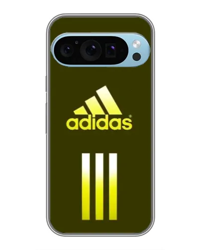Чехол для Google Pixel 9 Pro с картинкой «Оливковый градиент Adidas»