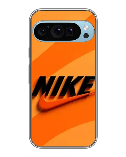 Чохол для Google Pixel 9 Pro з картинкою «Помаранчевий драйв Nike»