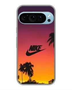 Чохол для Google Pixel 9 Pro з картинкою «Nike на заході сонця»