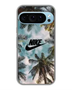 Чехол для Google Pixel 9 Pro с картинкой «Тропический принт Nike»