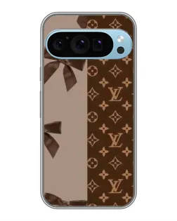 Чехол для Google Pixel 9 Pro с картинкой «Louis Vuitton — банты»