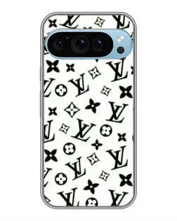Чехол для Google Pixel 9 Pro с картинкой «Монохромный хаос LV»