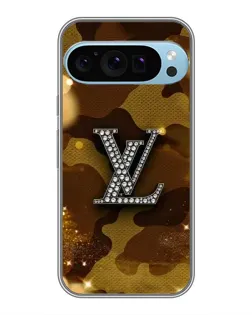 Чехол для Google Pixel 9 Pro с картинкой «Камуфляжный Louis Vuitton»