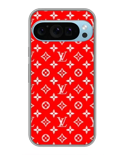 Чехол для Google Pixel 9 Pro с картинкой «Яркий паттерн LV»