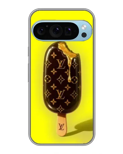 Чехол для Google Pixel 9 Pro с картинкой «Мороженое от LV»