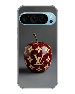Чехол для Google Pixel 9 Pro с картинкой «Красное яблоко LV»