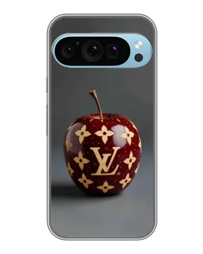 Чехол для Google Pixel 9 Pro с картинкой «Красное яблоко LV»