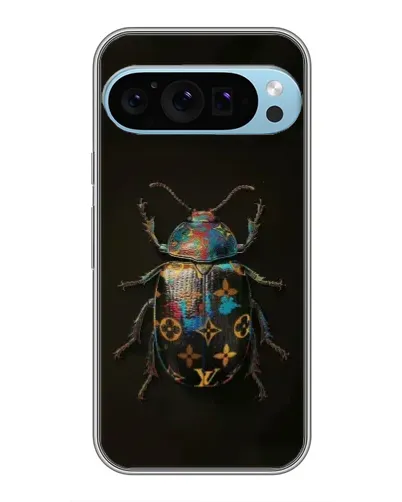Чехол для Google Pixel 9 Pro с картинкой «LV — мраморный принт»