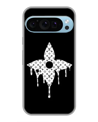 Чехол для Google Pixel 9 Pro с картинкой «Цветочная монограмма»