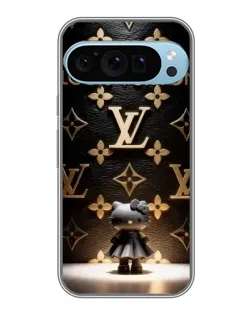 Чехол для Google Pixel 9 Pro с картинкой «Монограмма с фигурой»