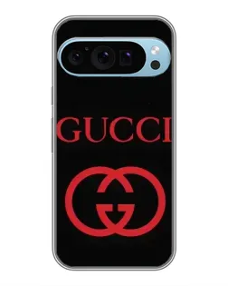 Чехол для Google Pixel 9 Pro с картинкой «Gucci — красный логотип»