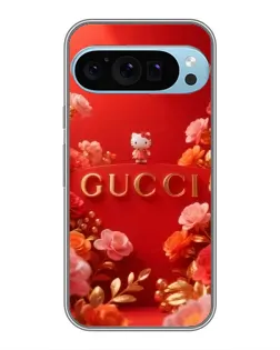 Чехол для Google Pixel 9 Pro с картинкой «Gucci — золотой сад»
