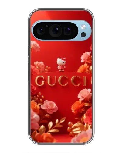 Чехол для Google Pixel 9 Pro с картинкой «Gucci — золотой сад»