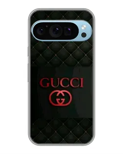 Чехол для Google Pixel 9 Pro с картинкой «Gucci — стеганый черный»