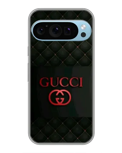 Чехол для Google Pixel 9 Pro с картинкой «Gucci — стеганый черный»