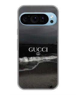Чехол для Google Pixel 9 Pro с картинкой «Gucci — морской прибой»