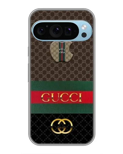Чехол для Google Pixel 9 Pro с картинкой «Gucci — брендированный десерт»