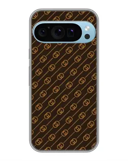 Чехол для Google Pixel 9 Pro с картинкой «Gucci — золотые диагонали»