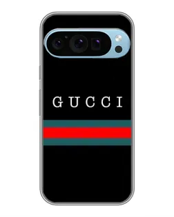 Чехол для Google Pixel 9 Pro с картинкой «Gucci — красный пояс»