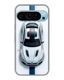Чехол для Google Pixel 9 Pro с картинкой «Вид сверху — BMW M»