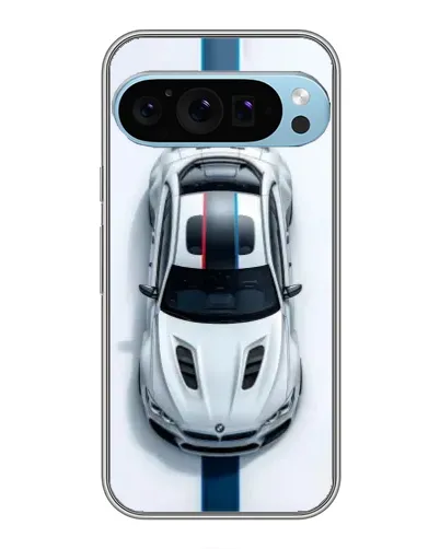 Чехол для Google Pixel 9 Pro с картинкой «Вид сверху — BMW M»