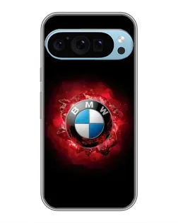 Чехол для Google Pixel 9 Pro с картинкой «Логотип BMW — вспышка»