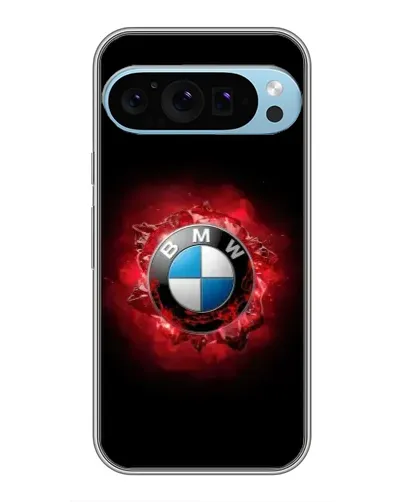 Чехол для Google Pixel 9 Pro с картинкой «Логотип BMW — вспышка»
