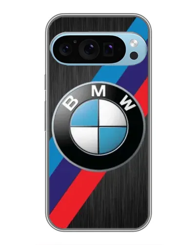 Чехол для Google Pixel 9 Pro с картинкой «BMW M-stripes стиль»