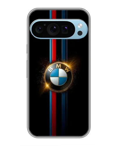 Чехол для Google Pixel 9 Pro с картинкой «BMW M-Power неон»