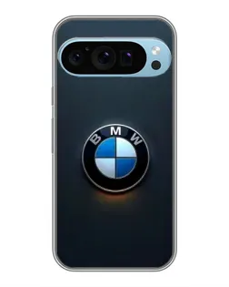 Чехол для Google Pixel 9 Pro с картинкой «Логотип BMW — минимализм»