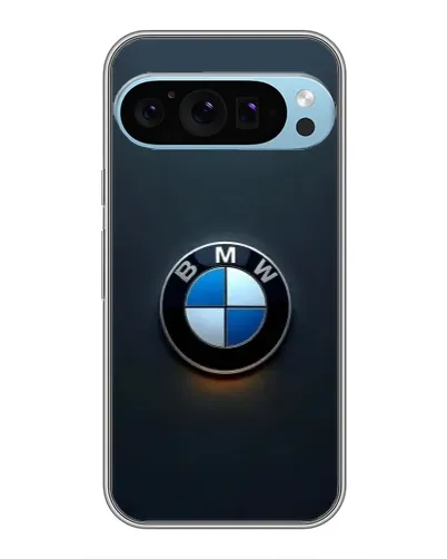 Чехол для Google Pixel 9 Pro с картинкой «Логотип BMW — минимализм»