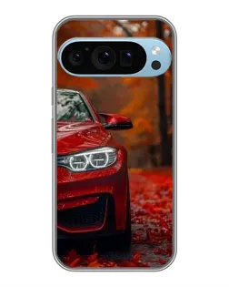 Чехол для Google Pixel 9 Pro с картинкой «Осенняя BMW M4»