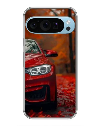 Чехол для Google Pixel 9 Pro с картинкой «Осенняя BMW M4»