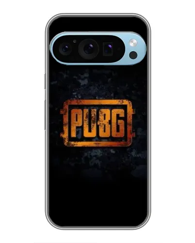 Чехол для Google Pixel 9 Pro с картинкой «PUBG — золотой логотип»