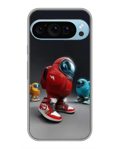 Чехол для Google Pixel 9 Pro с картинкой «Among Us — 3D стиль»