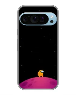Чехол для Google Pixel 9 Pro с картинкой «Одинокий герой на планете»