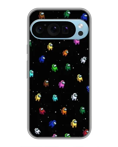 Чехол для Google Pixel 9 Pro с картинкой «Экипаж Among Us»