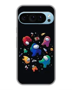 Чехол для Google Pixel 9 Pro с картинкой «Among Us космос»