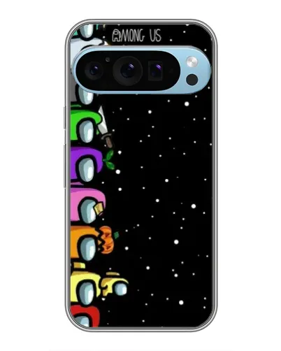 Чехол для Google Pixel 9 Pro с картинкой «Команда Among Us»