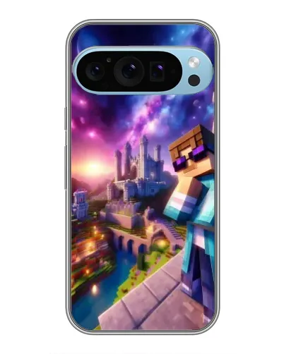 Чехол для Google Pixel 9 Pro с картинкой «Стив и космос»