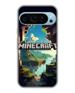 Чехол для Google Pixel 9 Pro с картинкой «Пещера Майнкрафт»