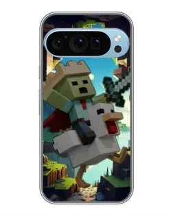 Чехол для Google Pixel 9 Pro с картинкой «Стив и гусь»